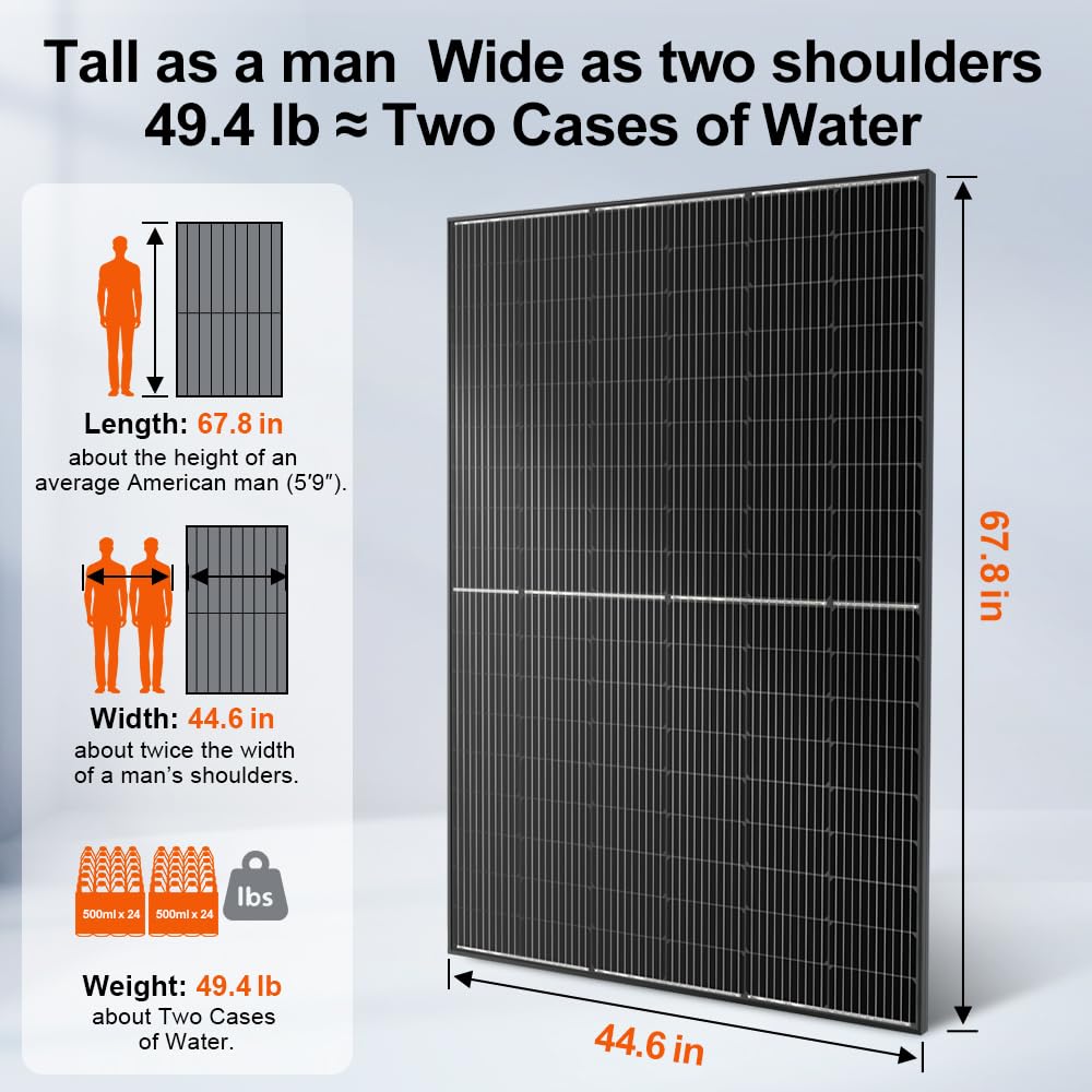 Amazon.com : DOKIO 400W Monocrystalline Solar Panel with 31V